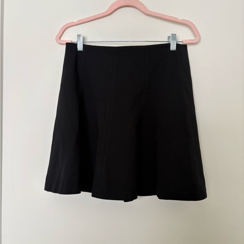 LOFT Black Skater Skirt